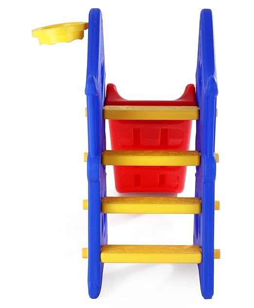 Kids Multicolor Slide with Basketball Ring thumbnail