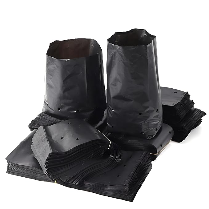 12 x 12 Inch Black Grow Bags – Pack of 30