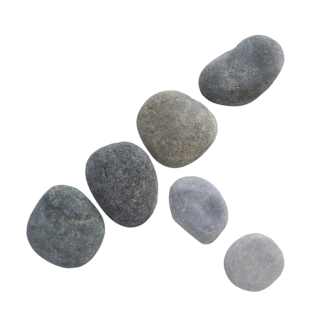 Natural Grey Decorative River Pebbles